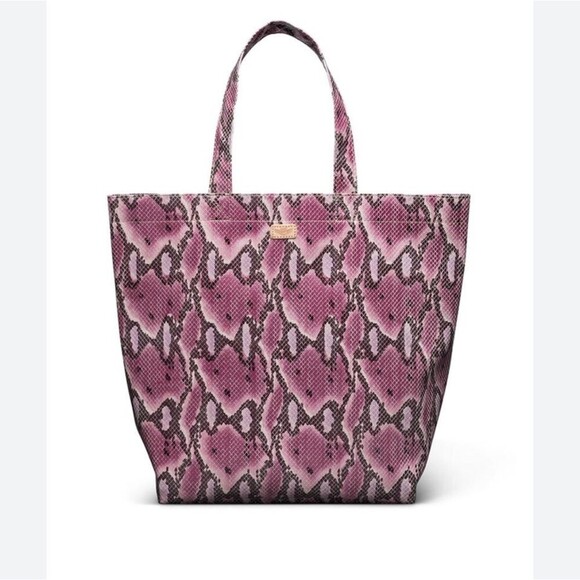 Consuela Purple Snake Print Tote - Picture 5 of 16